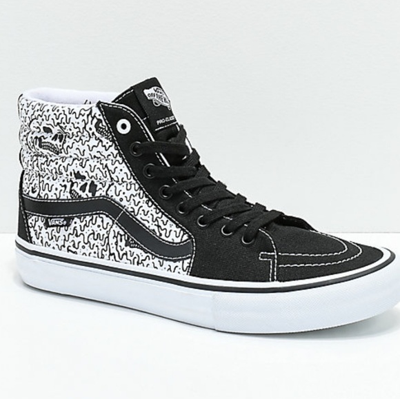 Vans Other - Vans x Sketchy Tank Sk8-Hi Pro skeleton skull